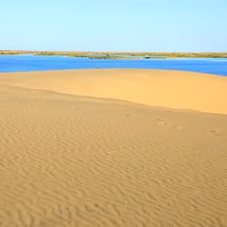 a glance of sand