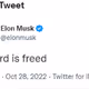 Elon Musk Tweet
