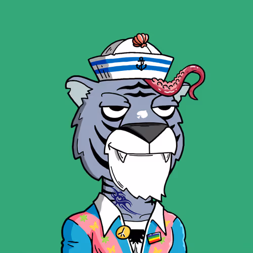 Grouchy Tiger Social Club #1350