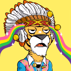 Grouchy Tiger Social Club #7707