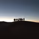 Waiting for the sun rise. Sahara Desert, Marocco.