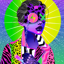 BLACK PANTHER WOMAN by J_SKY. Crypto animals V3 #6