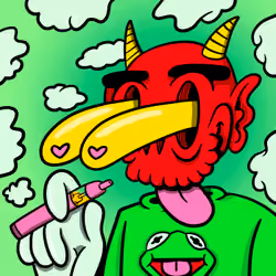 Smoking Skull #429