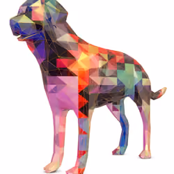 LowPoly Dog #18