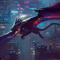 Cyberpunk Dragon #0126