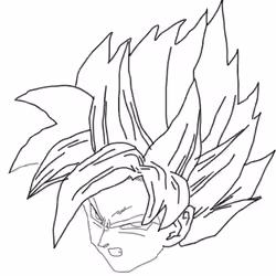 Super Saiyan Goku Sketch