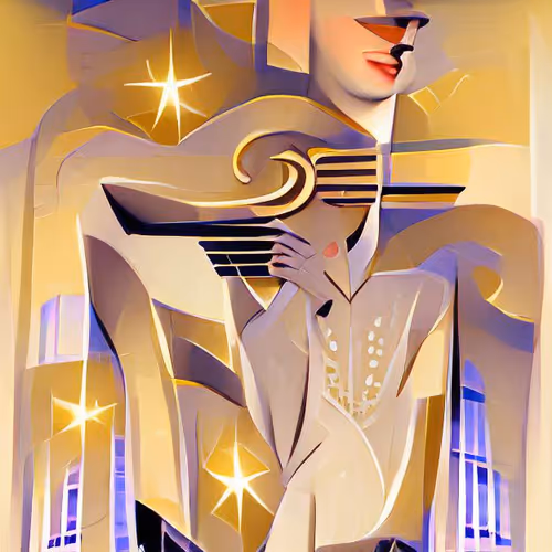 Ai Generated Art Deco Artworks Collection