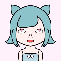 #548 Lady with a funny face