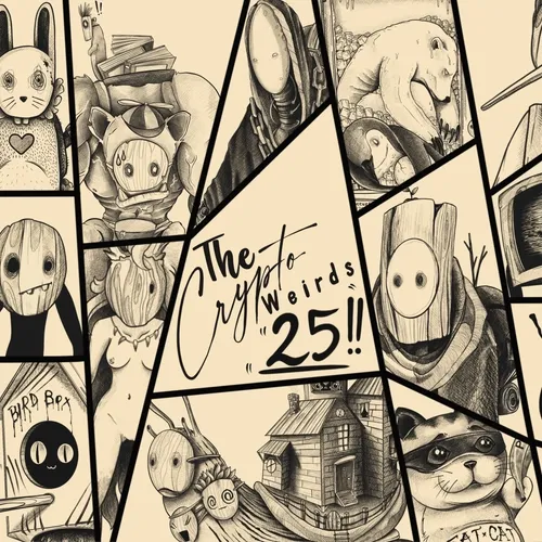 Poster 8/10 : " CryptoWeirds-HAPPY25!! "