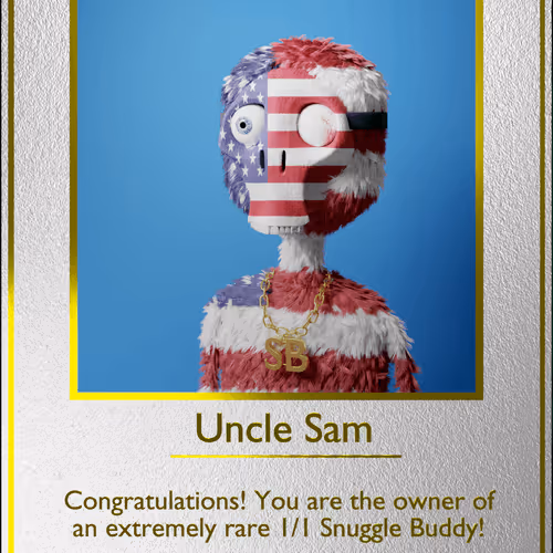 Uncle Sam Collectible Card