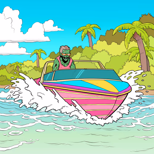 80s Zombie Speedboat (6/30)