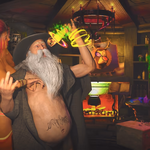 Gandalf's Degen Cousin Fizban 