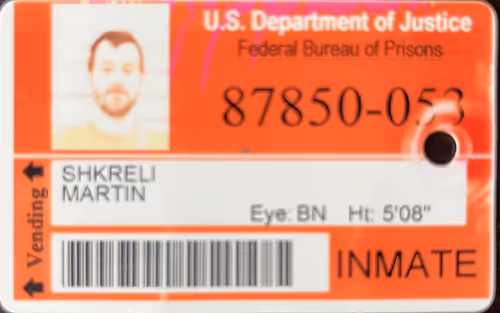 Martin Shkreli Prison Collection