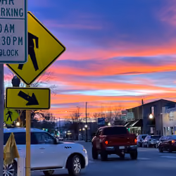 Sunset in Alamosa