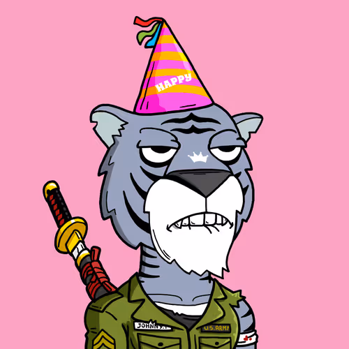 Grouchy Tiger Social Club #4245
