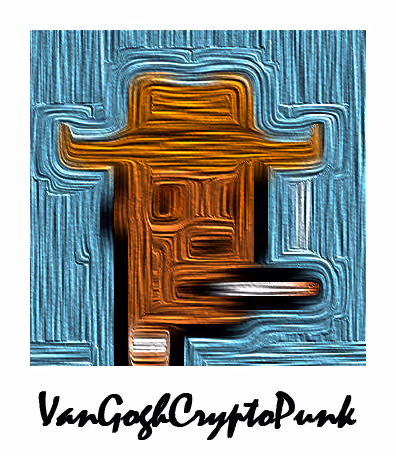 VanGogh CryptoPunk #90