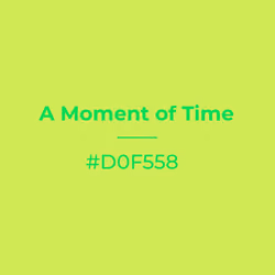 A Moment of Time #d0f558