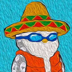 Painted Penguin #663