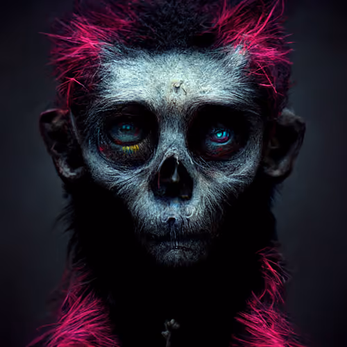 Neon Dark Monkey #1