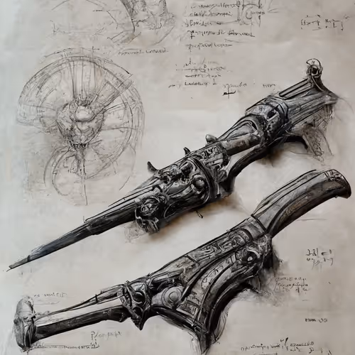 Leonard Da Vinci's - Daggar Instrument Sketch