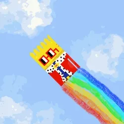 King in flight