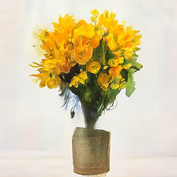 Bunch Of Yellow Flowers