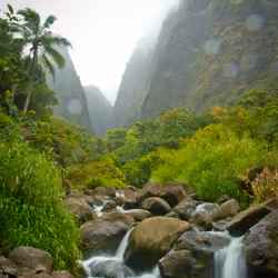 Iao Valley in a Rainy Mood