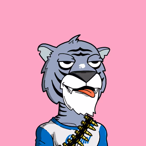 Grouchy Tiger Social Club #4804