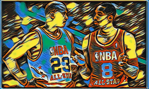 Michael Jordan Kobe Bryant #32