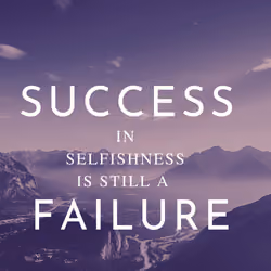 Selfishness