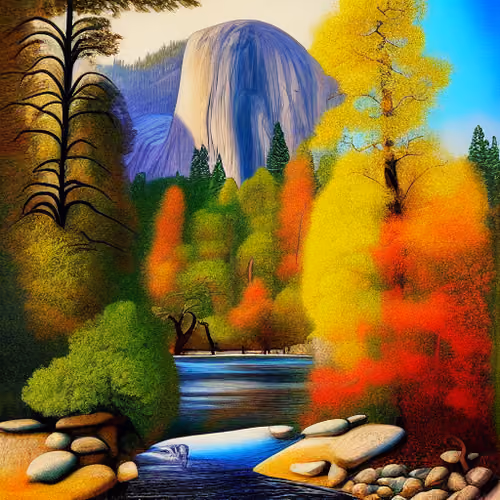 Spring in Yosemite Park