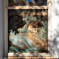 Painted Window Screen #2