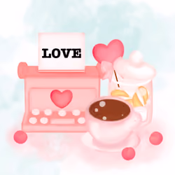 Sweet coffee time