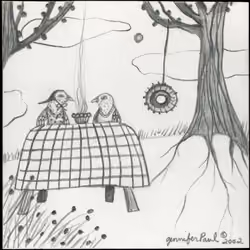 August Picnic Table