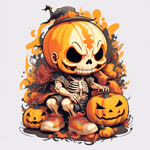 skeleton boy