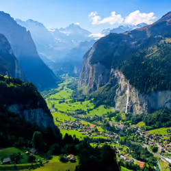 Lauterbrunnen valley, Switzerland.