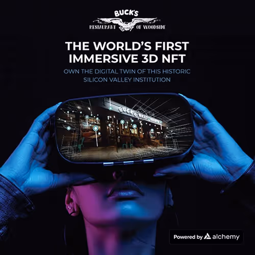 Buck’s of Woodside: The World’s First Immersive 3D NFT. 