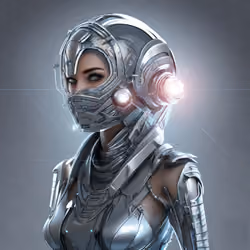 Futuristic Female Warrior№1