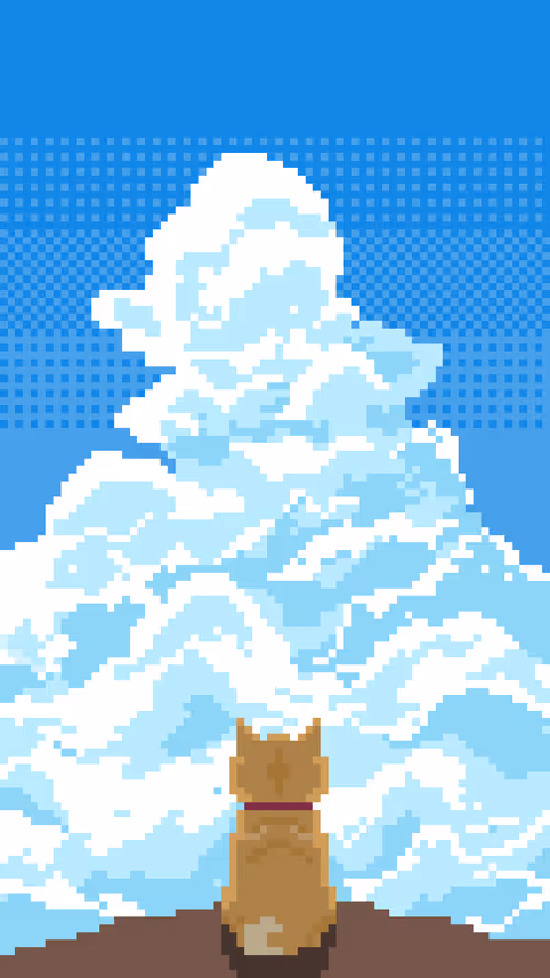 Dreaming Doge #5: 雲の夢 (Dream of the Clouds)