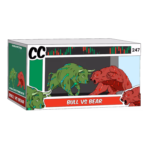 Bull vs Bear Crypto-Collectible Figurines