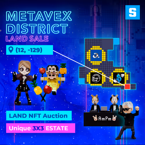 Metavex LAND Sale - 3x3 Estate S [12,-129]