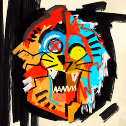 CRYPTO LION FACE #9