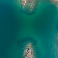 Coral reef island