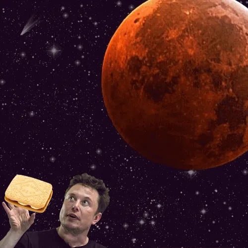 #001 - Elon Musk sends a Custard Cream to Mars