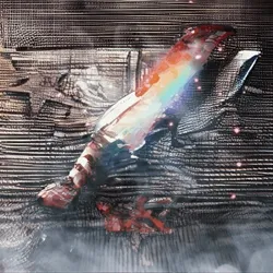 Rainbow plottering knife