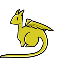 Green Magical Dragon GIF Move 2