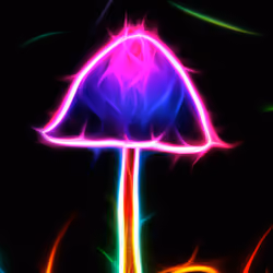 Neon Glow Shroom
