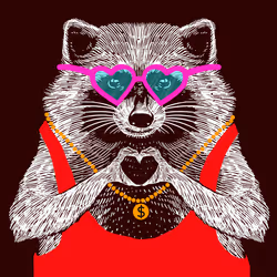 Love Raccoon #382
