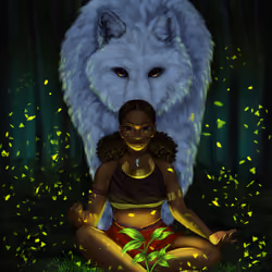 Princess Karibo x Saitama Collaboration - Wolfcaster Amira