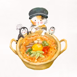 Korean Ramen Cat